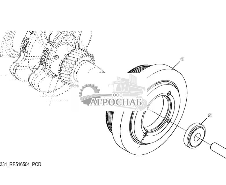 1331 Демпфер и шкив коленчатого вала - ST633630 293.jpg